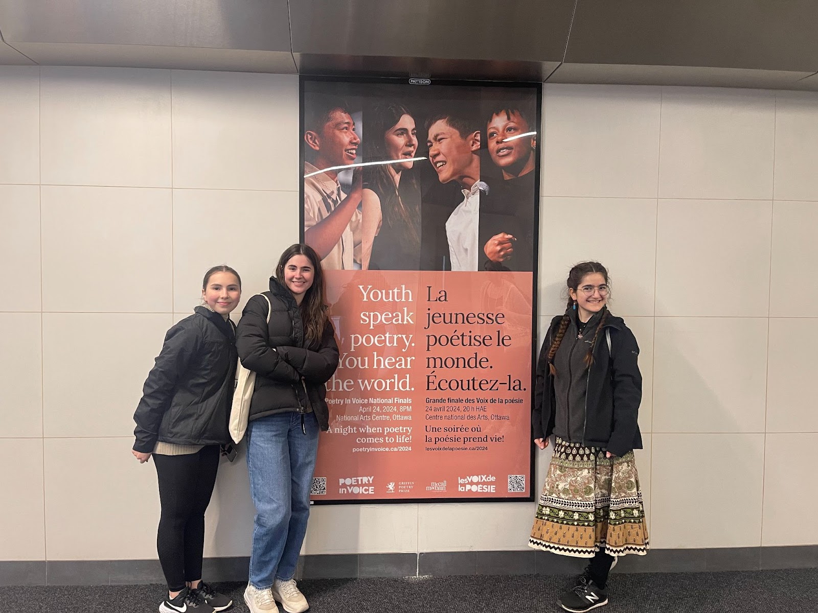 Look who it is! Maia Cassie finds herself on a billboard in downtown Ottawa.