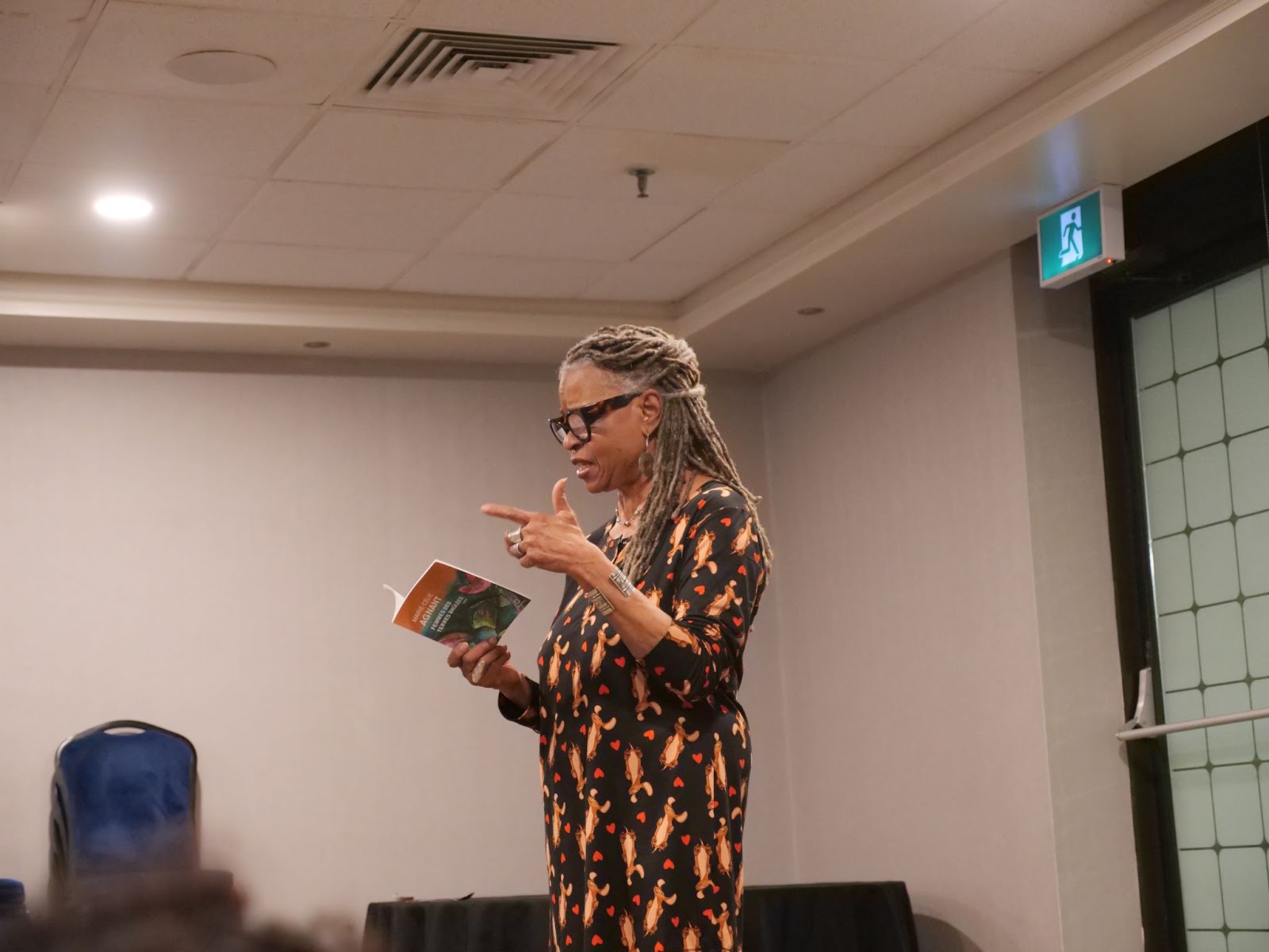 Marie-Célie Agnant reads from her poetry collection, Femmes des terres brûlées (2016).