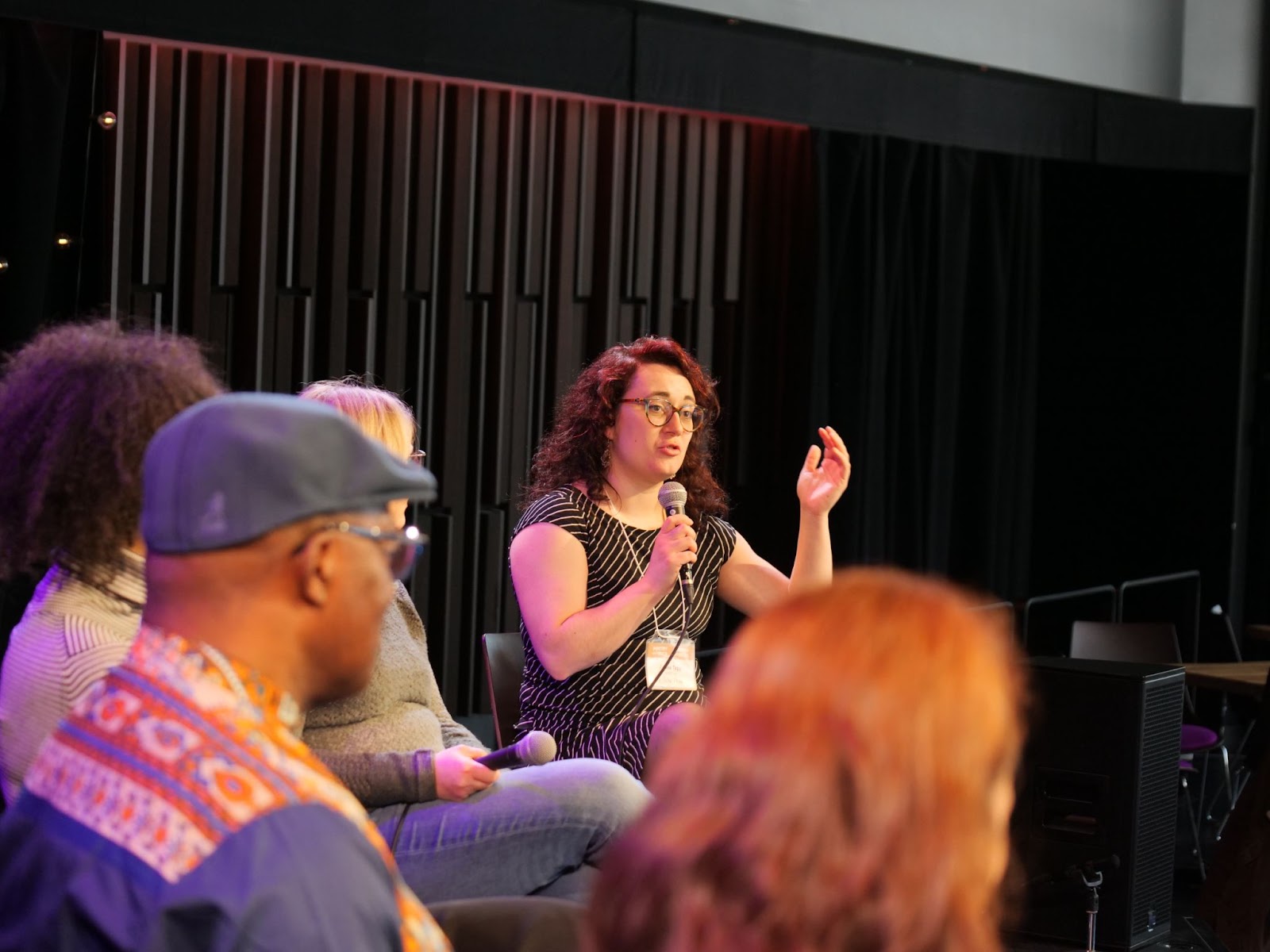 Ariane and Sarah lead a panel discussion on Publishing and Professionalizing for FutureVerse students at the National Arts Centre.