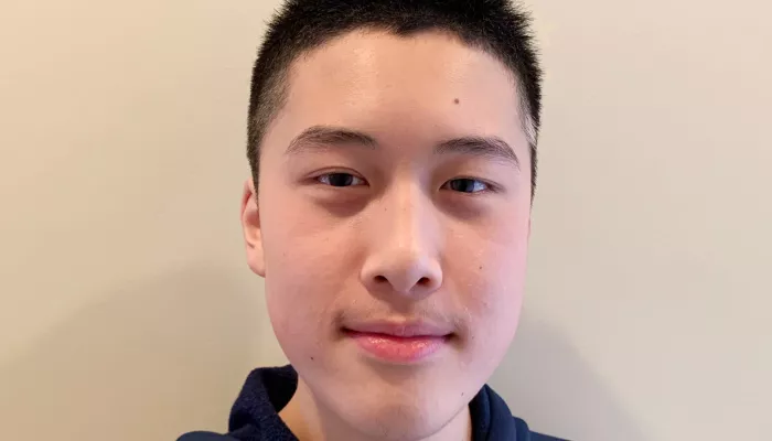 Head shot of a young man