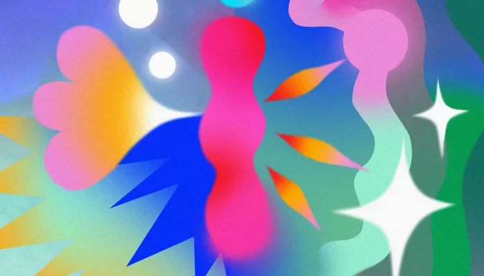 Art abstrait coloré