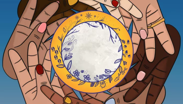 Mains autour d'un cercle